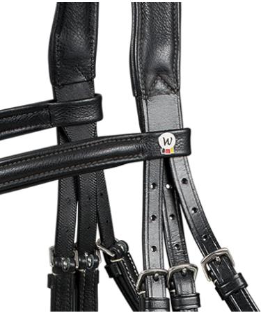 WALDHAUSEN Bridle X-Line Supersoft Black for Warmbloods | Premium Quality Equestrian Gear - International Shipping Available - Buy Online on SooperMarket.com