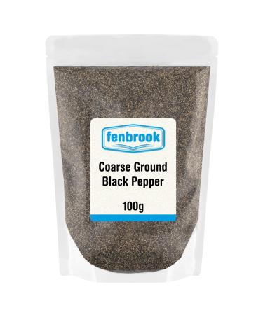 Cracked Black Pepper (Coarse Ground) 100g by Fenbrook