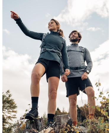 CEP Women's Hiking Light Merino Mid Cut Socks | Compression Trekking Socks for Stability & Comfort | 27 Stone Grey - Buy Online on SooperMarket.com