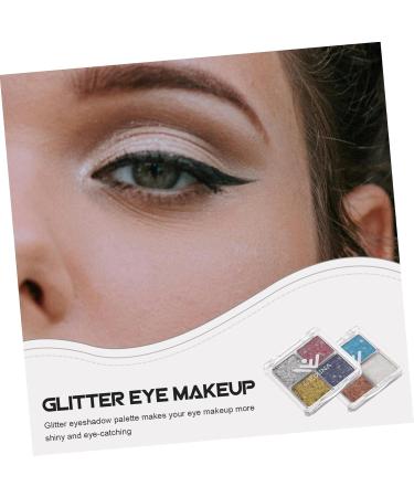 BELLIFFY 2pcs Glitter Eye Makeup Eye Glitter Makeup Glitter for Eyes Eye Shadow Palette Decorative Eyeshadow - Buy Online on SooperMarket.com