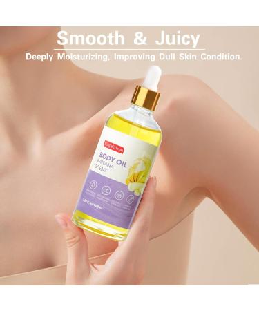 2 Pack Body Banana Juice Oil - Hydrating Vitamin C & E After Shower Moisturizer for Women - International Shipping - Buy Online on SooperMarket.com
