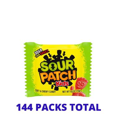 SOUR PATCH KIDS Soft & Chewy Candy Halloween - 24 Count (Pack of 6) Mixed-Fruit Assorted Flavors - Buy Online on SooperMarket.com