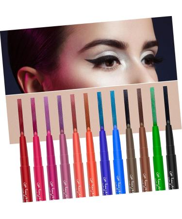 PLAFOPE 12 Pcs 1 Set Shadow Set Colored Eyeliners Eyeliner Kit Eye Liners for Women Paste Colorful - Buy Online on SooperMarket.com