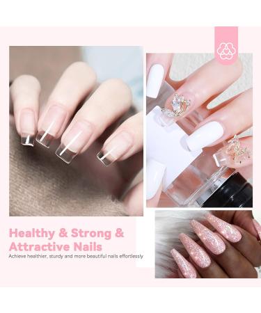 SAVILAND Clear Dip Powder Nail Kit - 60g Starter Set for French Manicure | Professional Dipping Powder & Liquid | International Shipping - Buy Online on SooperMarket.com