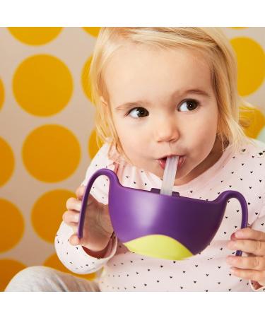 b.box 3 in 1 Toddler Bowl | Boysenberry 8.5 oz | Includes Straw Lid & No Spill Snack Insert | Dishwasher & Microwave Safe | BPA Free | Ages 6 mo - Buy Online on SooperMarket.com
