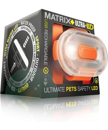 Max & Molly MATRIX Ultra LED Light for Dogs & Cats - Bright Zigzag Design (Sunset Chevron) for Joggers Walkers & Bikers - Outdoor Safety Gear - Buy Online on SooperMarket.com