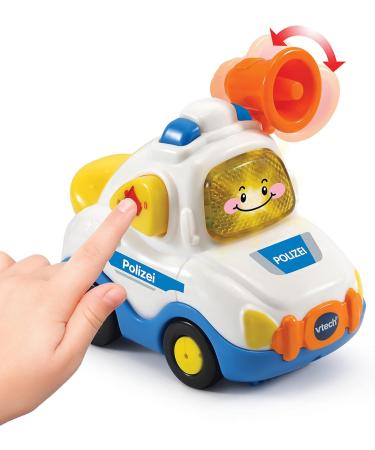 VTech Baby Speedsters Police Toy Car with Music & Lights | Fun for Kids 1-5 Years - Buy Online on SooperMarket.com