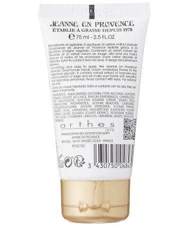 Buy Jeanne en Provence Lavender Cream 75ml | International Shipping Available - Nourishing Skincare - Buy Online on SooperMarket.com
