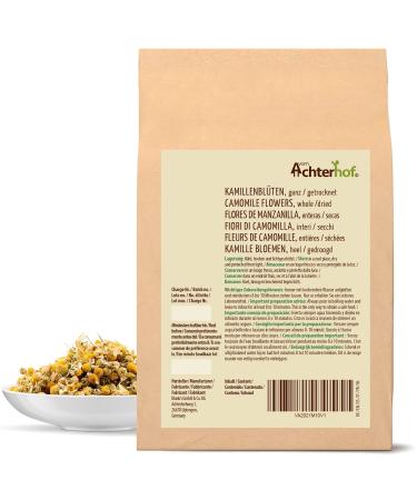 Buy Dried Chamomile Flowers 500g | 100% Natural Whole Chamomile | Mild & Slightly Bitter Taste | Camile Tea | Achterhof Quality - Buy Online on SooperMarket.com