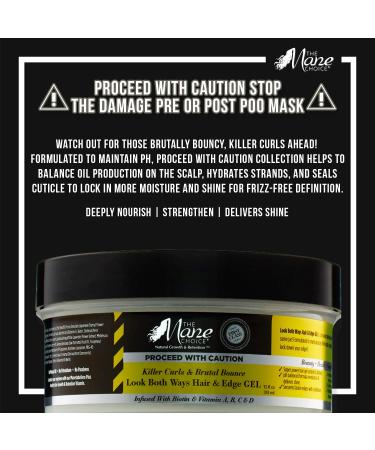 The Mane Choice Killer Curls & Brutal Bounce Hair Gel - 12 oz - Buy Online on SooperMarket.com