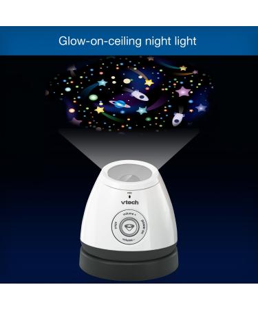 VTech DM271-102 Audio Baby Monitor with Glow-on-Ceiling Night Light and Sensor, Vibrating Alert, Intercom & Belt Clip - Buy Online on SooperMarket.com