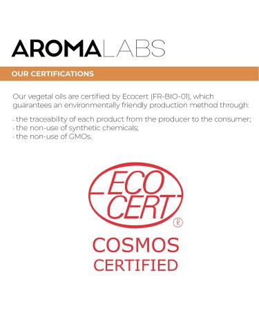 AROMA LABS Organic Tamanu Oil 250mL - 100% Pure Cold Pressed, Cosmos Certified - French Brand - Buy Online on SooperMarket.com