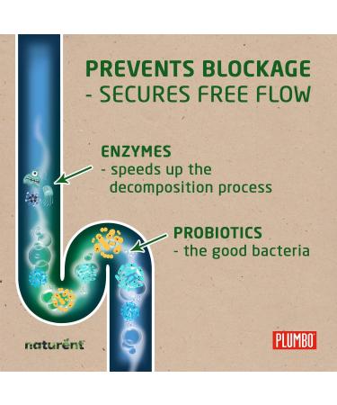 Eco Drain Cleaner from Plumbo - Safe and Effective Probiotic & Enzyme Formula for Mild to Moderate Blockages Non-Toxic and Eco-Friendly Breaks Down Grease and Organic Waste Odour Neutralizer 1 L - Buy Online on SooperMarket.com