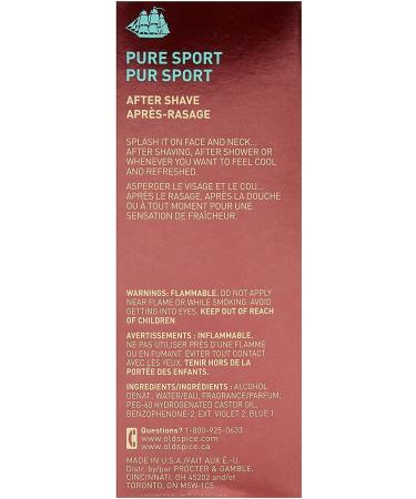 Old Spice After Shave Lotion Pure Sport - 6.37 oz Bottle - Buy Online on SooperMarket.com