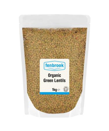 Organic Green Lentils 1kg | Certified Organic by Fenbrook Organic