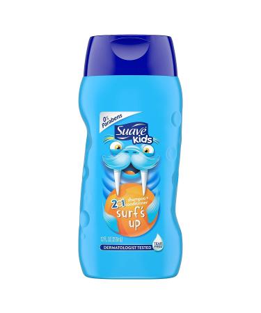 Suave Surf's Up 2-in-1 Shampoo and Conditioner, Hypoallergenic Coconut Fresh - 12 Fl Oz - Buy Online on SooperMarket.com
