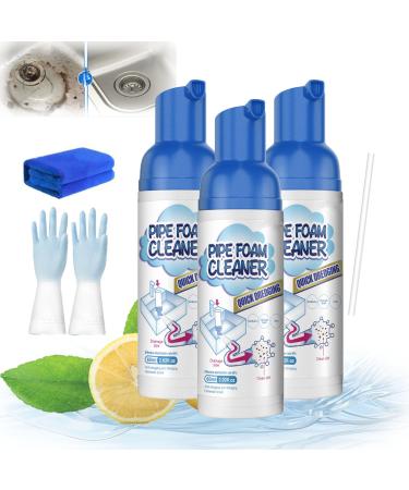 HOPASRISEE Foam Drain Cleaner Foaming Drain Cleaner Get out Foaming Drain Cleaner Drain Foam Cleaner Pipe Foam Cleaner Drain Cleaner Foam Drain Cleaning Foam Foaming Sink Drain Cleaner (1)