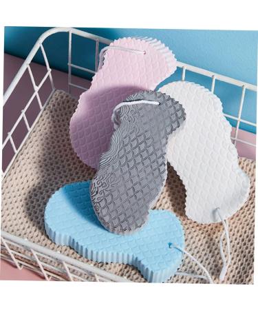 Belliffy 4pcs Bath Sponge Body Scrubber for Kids - Exfoliating Spa Shower Tool for Infants - PVA Soft Material - Buy Online on SooperMarket.com
