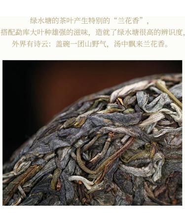 Pu-erh tea 2022 SHENG JIA YUAN green pond 357g Raw - Buy Online on SooperMarket.com