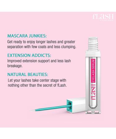 Get Longer-Looking Lashes with fLASH Eyelash Serum - Shop Now! - Buy Online on SooperMarket.com