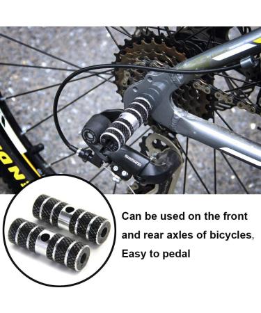 Amotor 2Pcs Black Aluminum Alloy BMX Lead Foot Pegs - Buy Online on SooperMarket.com