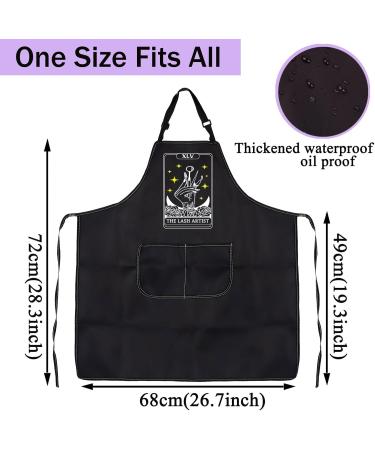 CENWA Lash Tech Apron | Adjustable Beauty Salon Apron for Lash Artists | Tarot Design - Buy Online on SooperMarket.com