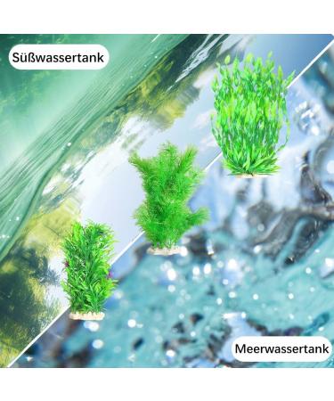 Buy Ctpeng 57-Piece Artificial Fish Tank Plants Decor Set | 2-30cm | Perfect for Aquarium Decoration - Buy Online on SooperMarket.com