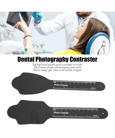 Professional Dental Intraoral Photography Kit - 2 Piece Black Background Board with Scale for Enhanced Contrast - Buy Online on SooperMarket.com