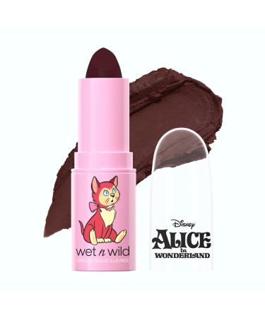 Wet n Wild Alice in Wonderland Lipstick High-Pigmented Long-Lasting Lipstick for a Silky Satin Finish Infused with Vitamin E Curtsy Shade Lipstick Curtsy