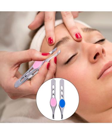 Frcolor 4-Piece Stainless Steel Eyebrow Tweezers Set | Eyebrow Clips Cutter & Picker | Sloping Head & Pointed Design | Ideal for Precision Grooming | International Shipping Available - Buy Online on SooperMarket.com
