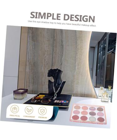 Mikinona Eye Shadow for Palette Portable Eye Women Powder Makeup Eyeshadow Grids Party Night Bar Club Shadow Plate 1 count (Pack of 1) As Shown1 - Buy Online on SooperMarket.com