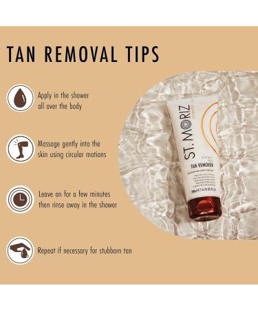 St Moriz Advanced Glycolic Peel Tan Remover | Exfoliating Fake Tan Remover Scrub with Glycolic & Salicylic Acid | Removes Old Faded Fake Tan | Rapid Fake Tan Remover | Vegan | Cruelty Free | 200ml - Buy Online on SooperMarket.com