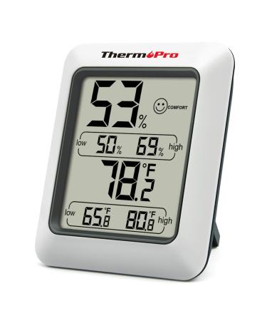 ThermoPro TP50 Digital Thermo-Hygrometer Inside thermometer room thermometer with recording and indoor climate indicator for indoor climate control climate monitor 1