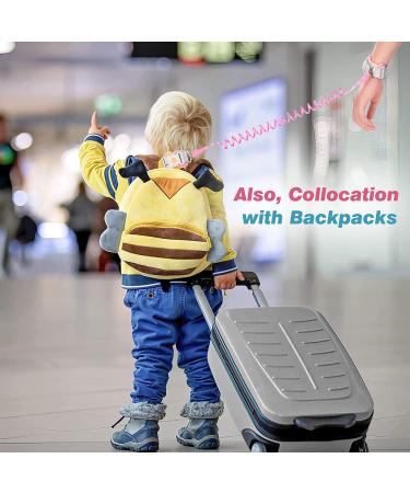 Zooawa Toddler Leash 2Pack  Toddler Kids Harness Anti Lost Wrist Link with Magnetic Lock  Reflective Safety Baby Child Walking Hook and Loop Wristband Leash for 3 Years Old Boys Girls  Blue+Pink - Buy Online on SooperMarket.com