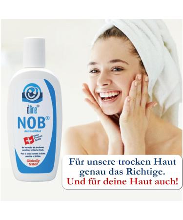 DLINE Nob-NutrienLadbad Bater l | 200ml Lipid-Rich Oil Bath Additive | Wellness for Dry Skin with Panthenol & Natural Oils - Buy Online on SooperMarket.com