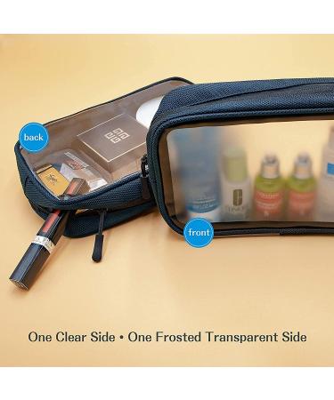TSA Approved Clear Travel Toiletry Bag - Navy | Airport Compliant Organizer for Liquids, Cosmetics, Creams | ProCase - Buy Online on SooperMarket.com