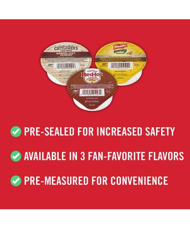 French's Honey Mustard Dipping Sauce 1.5 fl oz - Pack of 96 | Single-Serve Cups for Takeout & Delivery - Buy Online on SooperMarket.com