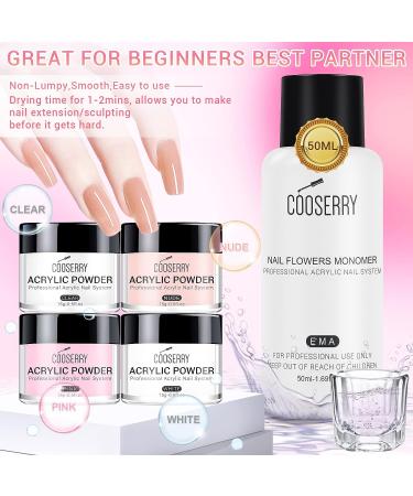 Cooserry 79 in 1 Acrylic Nail Kit with Drill, UV Light, and Glitter Powder - Professional Nails Set with Gel Polish - Perfect for Beginners and Professionals - Buy Online on SooperMarket.com
