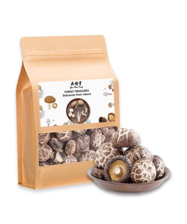 YanHouTang White Flower Shiitake Mushrooms Premium Dried Mushrooms Rich in Protein Nutritious All Natural Soft Texture Fresh Flavor Dehydrated Whole Mushrooms 4 Oz