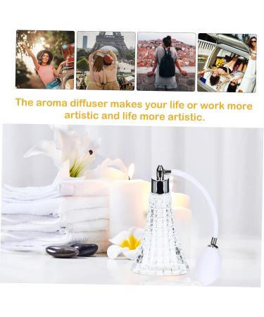 Gogogmee Perfume Bottle Empty Perfume Refillable Perfume Spray Bottle Atomizers for Essential Oils Essential Oil Spray Bottle Portable Scent Pump Bottle Travel Perfume Glass White - Buy Online on SooperMarket.com