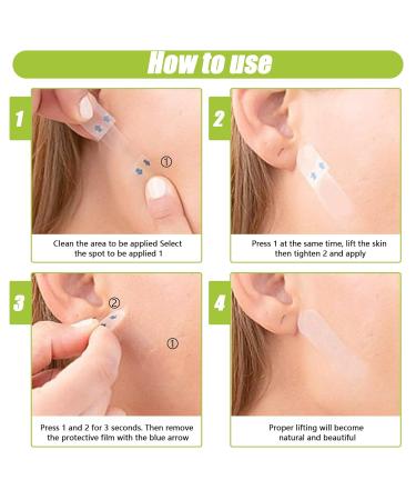 160 Pieces Invisible Face Lift Tape | Enhance Your Look with Clear Effective Skin Lifting Strips - Buy Online on SooperMarket.com