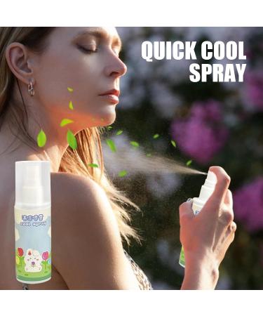 Teksome Instant Cooling Mist - 80ml Instant Cooling & Nourishing Spray Small Lightweight Instantly Reduce Temperature Spray Refreshing Protective Skin-friendly Spray For Outdoor Activities rabbit - Buy Online on SooperMarket.com