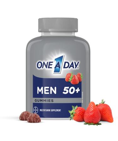 One A Day Men 50 Plus Multivitamin Gummies- Advanced Multivitamin Gummy with Brain Function & Immunity Support Formulated with Vitamins & Minerals for Men 50+ 130 Gummies