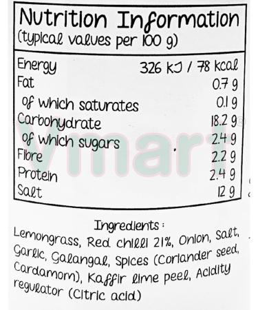 Samui Vegan Thai Red Curry Paste Sauce for Cooking 400g - Buy Online on SooperMarket.com