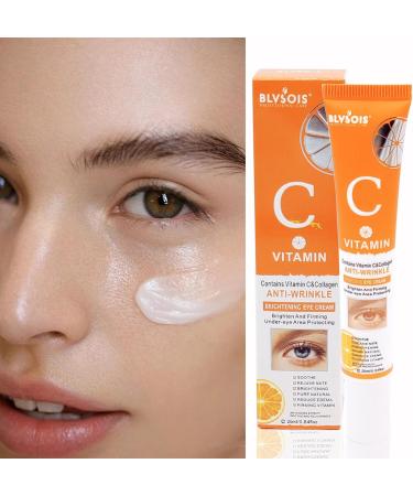 Vitamin C Eye Cream For Dark Circles Vitamin C Eye Cream Anti Aging Vitamin C Brightening Eye Cream For Brighten Skin Around the Eyes Eye Cream Targets Fatigue Dullness And Crow'S Feet - Buy Online on SooperMarket.com
