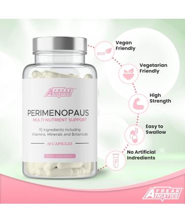Perimenopause Support Supplements - 60 Capsules for Women's Wellbeing - Early Menopause Relief - 1 Month Supply - Buy Online on SooperMarket.com