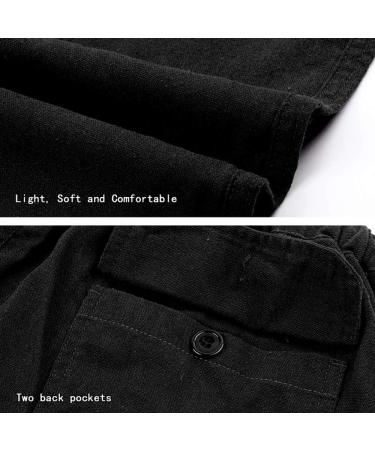 Men's Casual Loose Fit Beach Pants - Lightweight Cotton Summer Trousers for Yoga & Leisure - Buy Online on SooperMarket.com