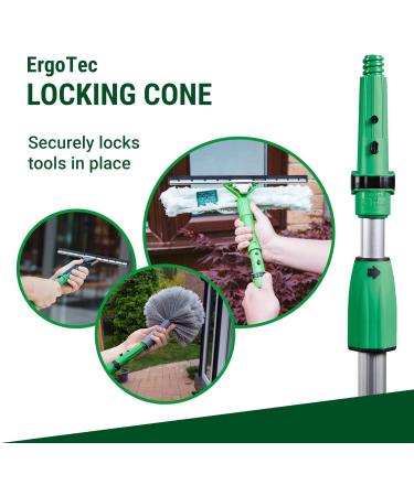 Unger EZ120UNGER OptiLoc Telescopic Window Cleaning Pole / Multi-Use Extension Pole- UNGER Window Cleaning Equipment Green - 1.25m 2 Section OptiLoc 1.25 m Pole - Buy Online on SooperMarket.com