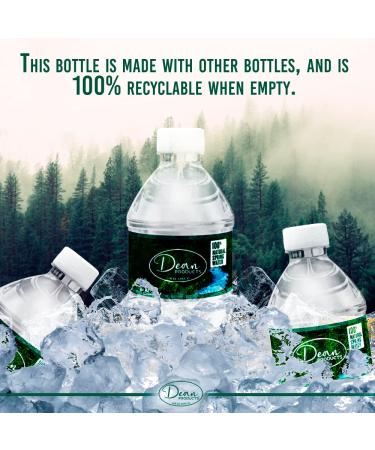 Dean Products Spring Water Bottles 24 Pack - Bottled Spring Water - Small 8 oz Mini Bottles - Bulk Pack - Buy Online on SooperMarket.com