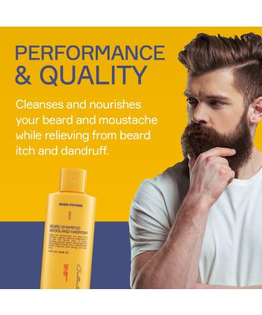 Seven Potation Bartshampoo for Men | Gentle Vegan Beard Cleanser - No Itching 250ml | Woodland Harmony - Buy Online on SooperMarket.com